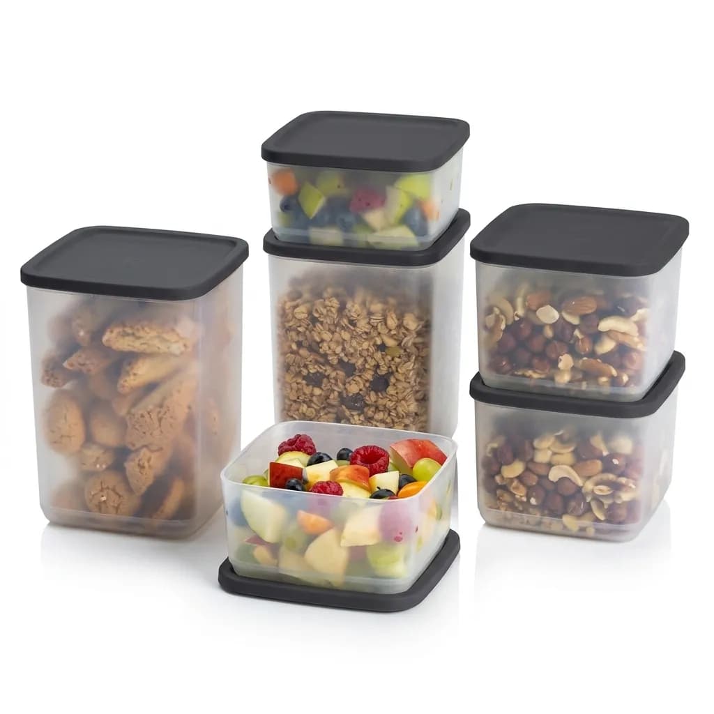Set recipiente Cubix pătrate